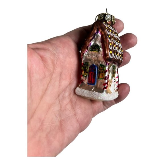 Thomas Pacconi Blown Glass Gingerbread House - Picture 3 of 6